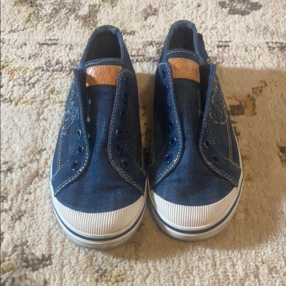 Denim Coach Sneakers